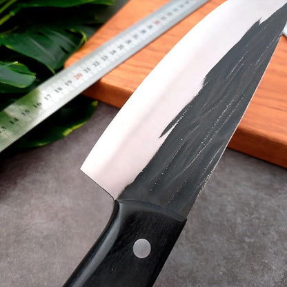 Meat Cleaver, 7 Inch Ultra-Sharp Handmade Forged Kitchen Knives(Without Cover)5