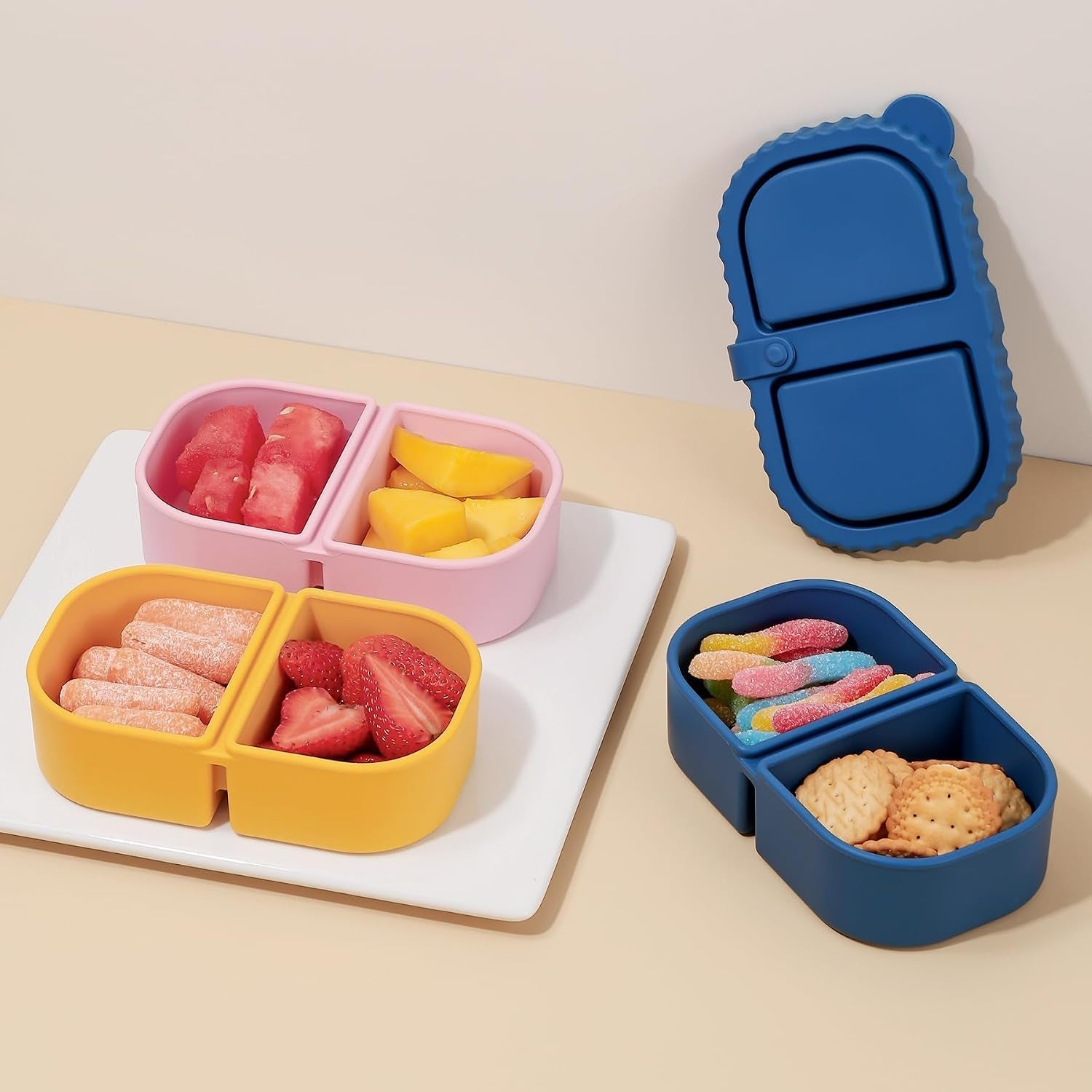 3-pack-silicone-reusable-snack-containers-with-lids-8-oz-double-compartment-snackle-box-for-kids-adults-bpa-free-leakproof-small-for-dressing-snacks-school-office-picnic