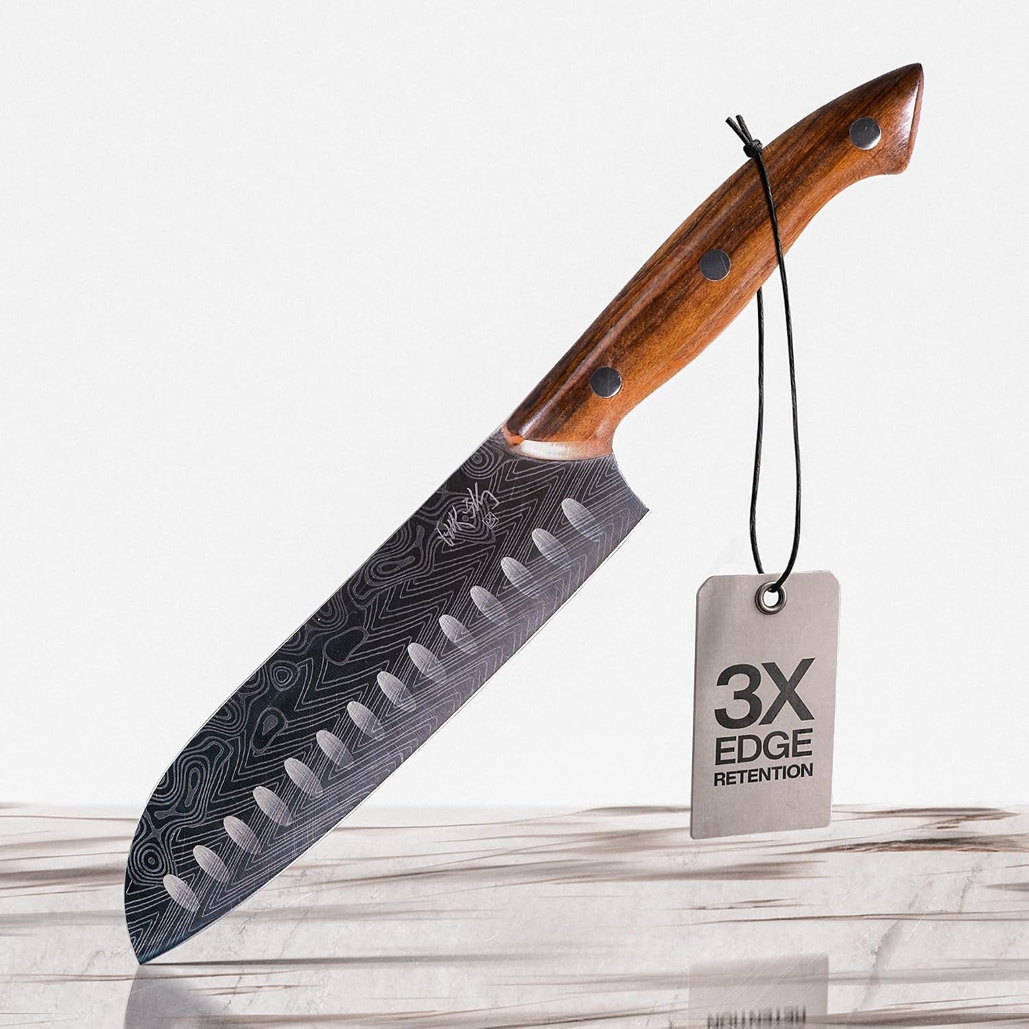 ®-bushido-edition-japanese-santoku-knife-7-aus-8-high-carbon-stainless-steel-with-hollow-edge-rosewood-handle-razor-sharp-15-blade-3-edge-retention-premium-chef-s-knife