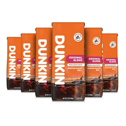 Original Blend Medium Roast Whole Bean Coffee, 12 Ounces (Pack of 6)1