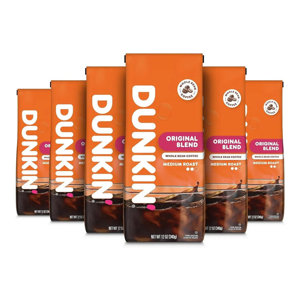 Original Blend Medium Roast Whole Bean Coffee, 12 Ounces (Pack of 6)1