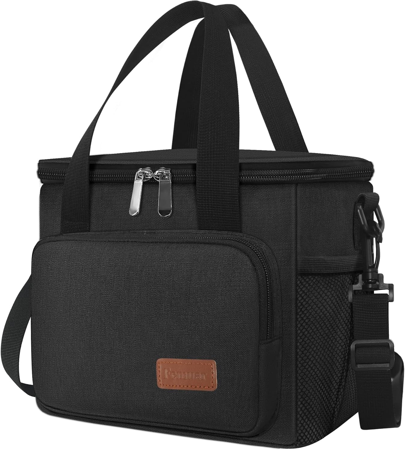 reusable-lunch-box-for-men-women-insulated-lunch-bag-leakproof-lunchbox-for-work-office-picnic-beach-freezable-lunch-cooler-bag-with-adjustable-shoulder-strap-black