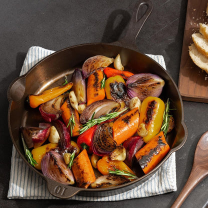 No. 10 Skillet - 11-5/8-Inch Pre-Seasoned Heirloom Pan - Made in USA7