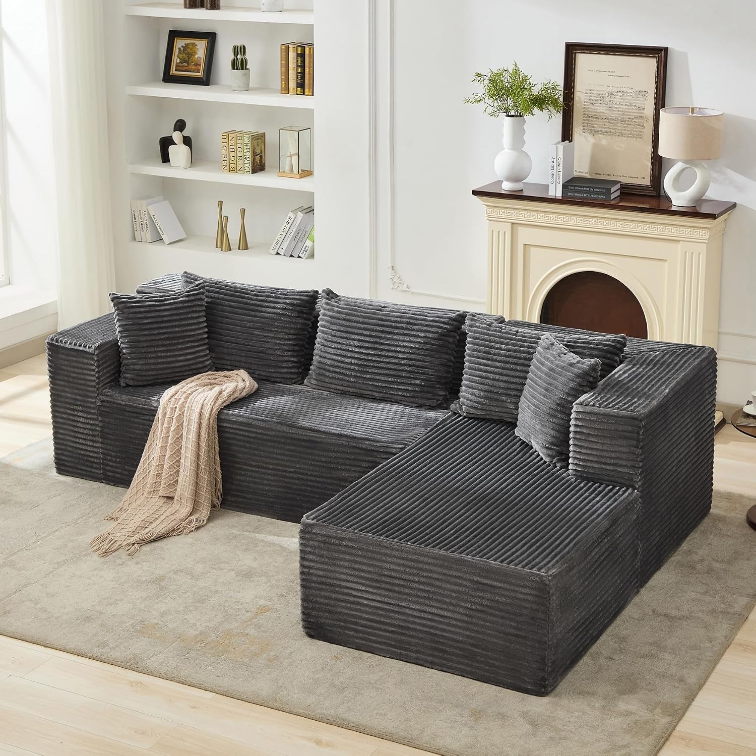 106-l-shaped-modular-cloud-sectional-sofa-with-cushions-grey