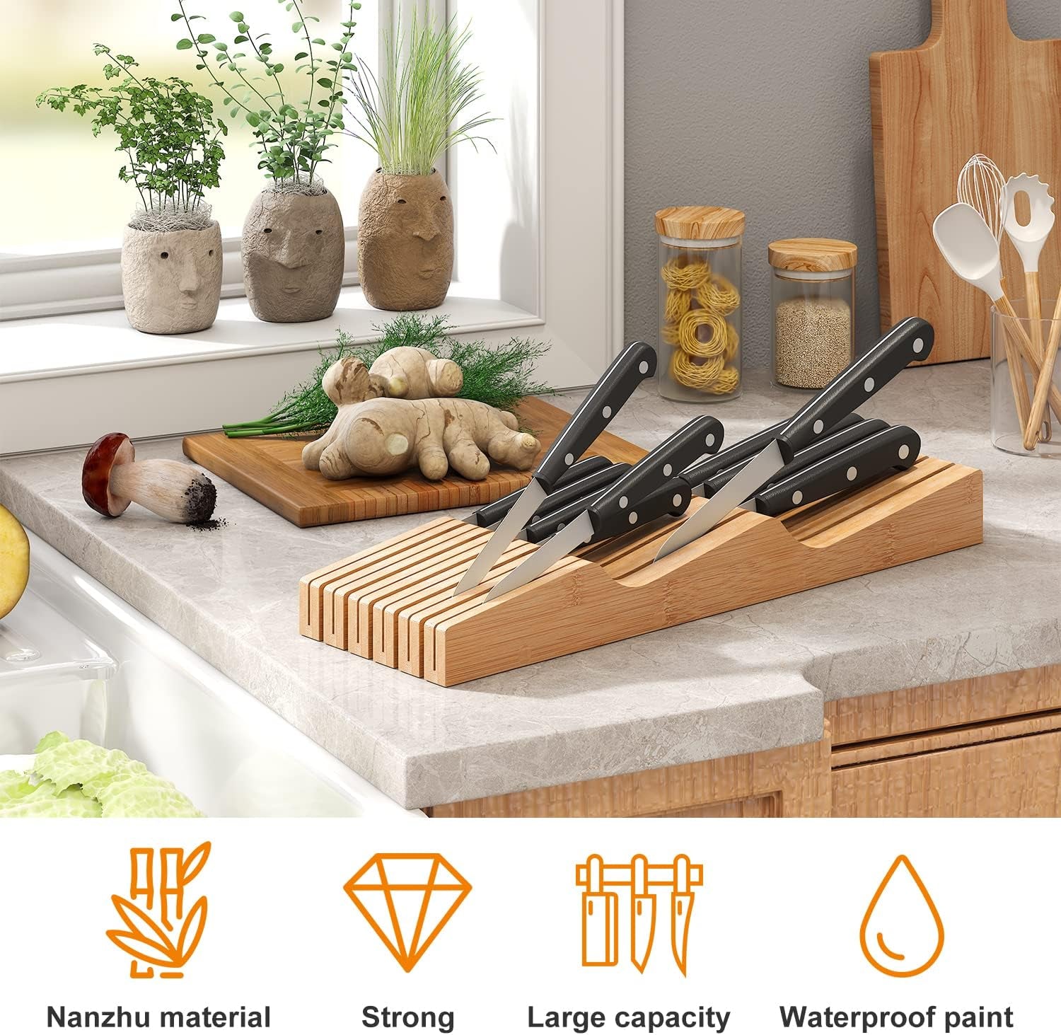 in-drawer-knife-block-organizer-bamboo-wood-drawer-knife-organizer-protecting-knife-organizer-block-not-included-natural-11-knives-dock