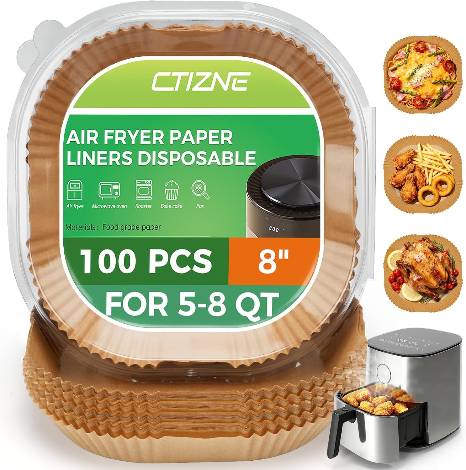 air-fryer-liners-disposable-100pcs-8-square-air-fryer-paper-for-5-8-qt-waterproof-and-oilproof-for-easy-cleanup-unbleached-non-stick-parchment-paper-for-5-8-qt-air-fryer-baking-microwave-oven