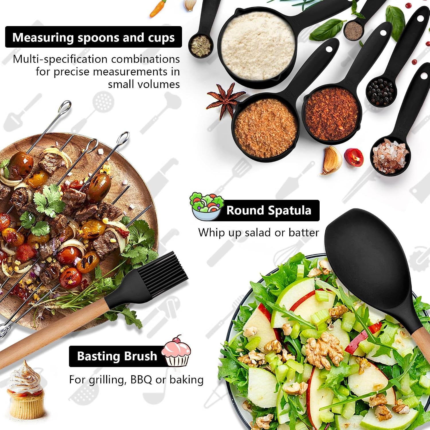 23-piece-silicone-kitchen-utensils-with-holder-black