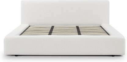 Meena Cream Upcycled Linen Storage King Bed8