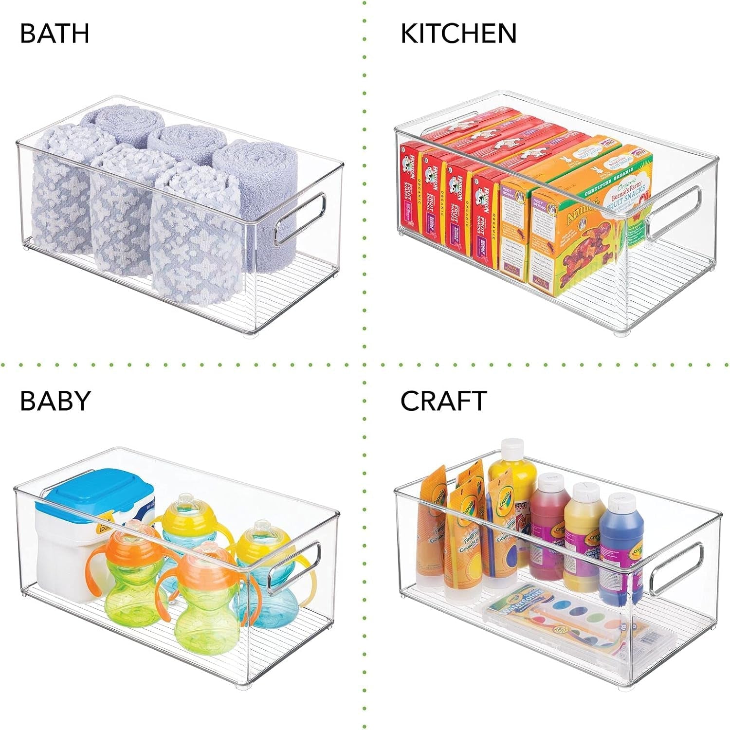 deep-plastic-storage-organizer-container-bin-bath-and-shower-organization-for-cabinet-cupboard-shelves-counter-or-closet-holds-shampoo-vitamins-ligne-collection-2-pack-clear