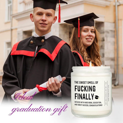 Funny Graduation Gift for Her Him, Graduation Candle for Women Men2