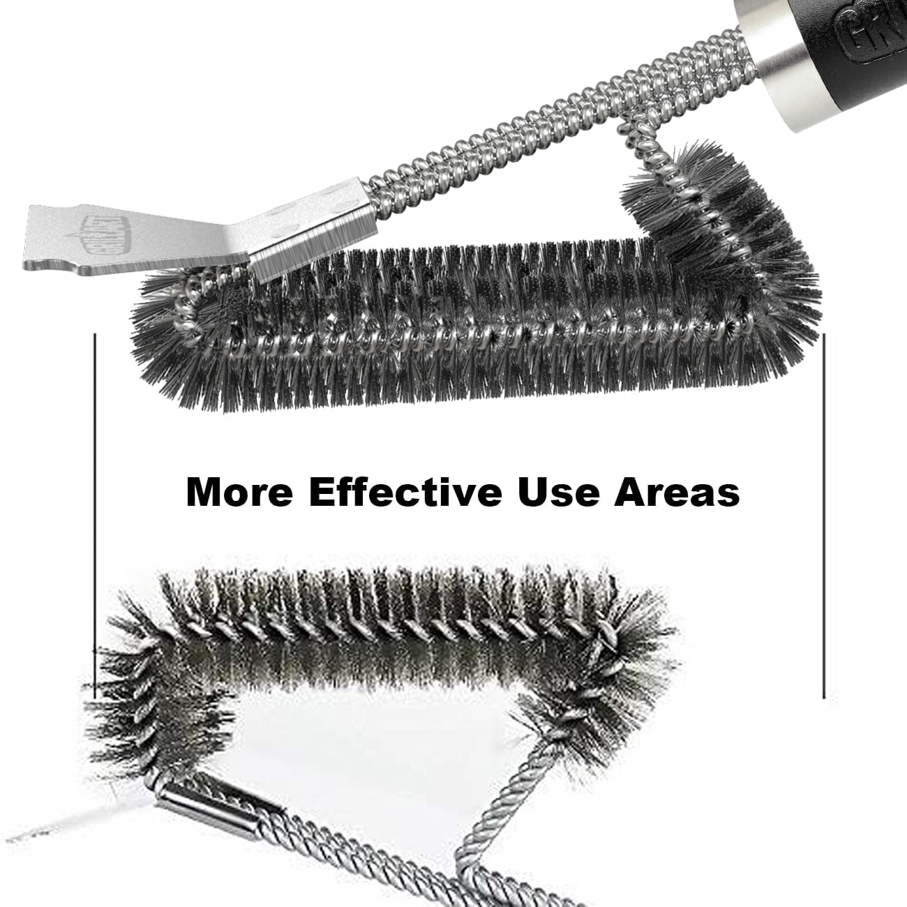 grill-brush-and-scraper-bbq-brush-for-grill-safe-18-stainless-steel-woven-wire-3-in-1-bristles-grill-cleaning-brush-br-4516