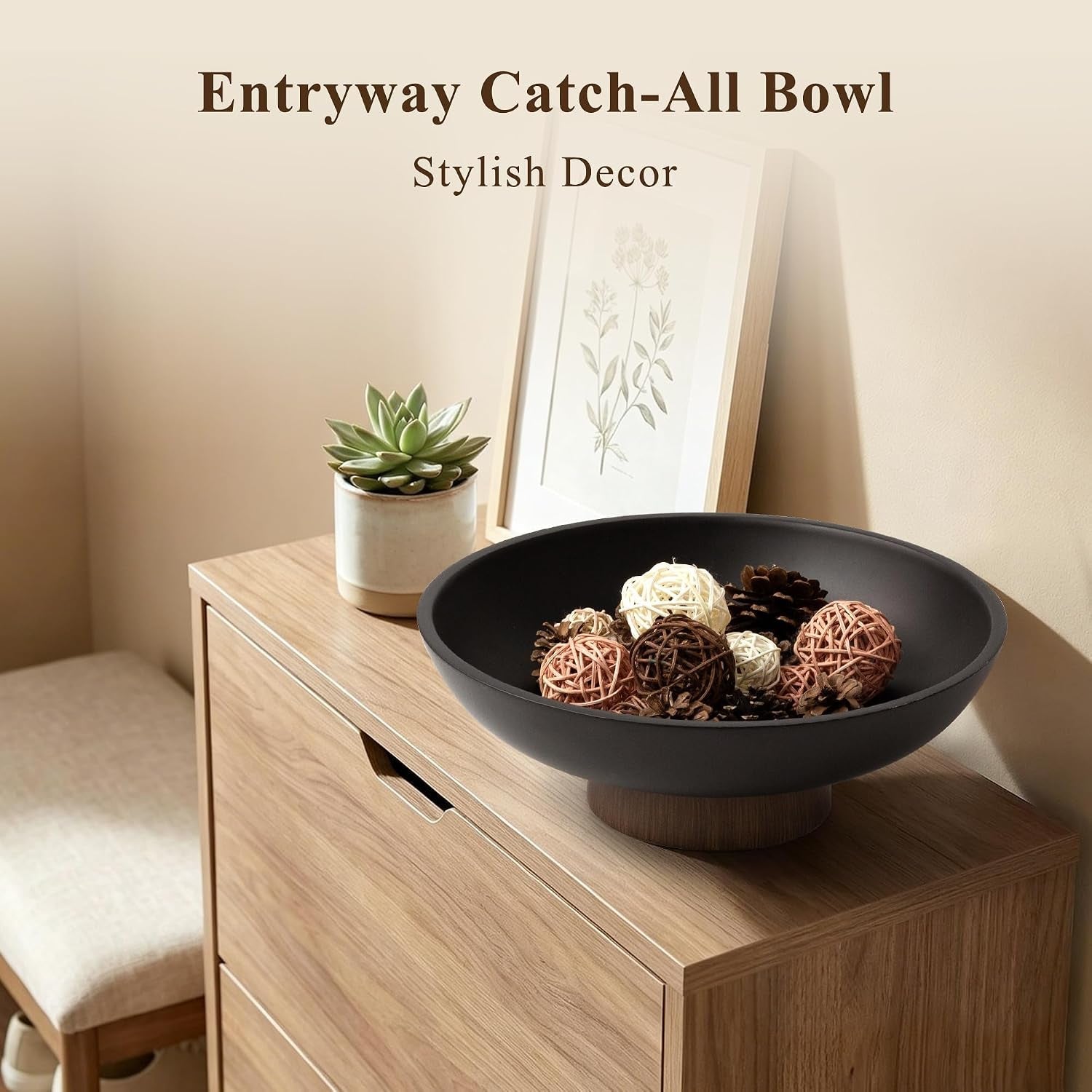 pedestal-fruit-bowl-decorative-resin-bowl-faux-wood-base-black-perfect-for-kitchen-counters-coffee-tables-use-as-a-fruit-bowl-centerpiece-or-catch-all-for-everyday-essentials