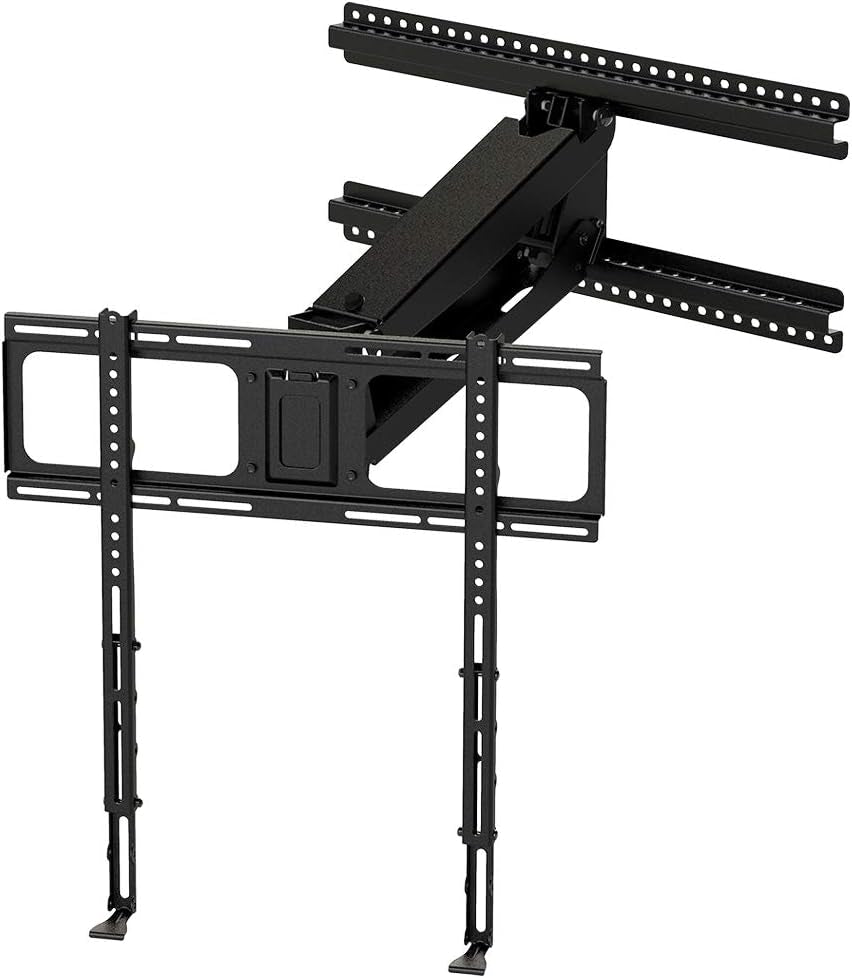 mm340-above-fireplace-pull-down-tv-mount-televisions-44-to-80-up-to-90-lbs-safe-auto-adjusting-tv-mounts-patented-motion-stops-handles-balancing-technology-superior-steel