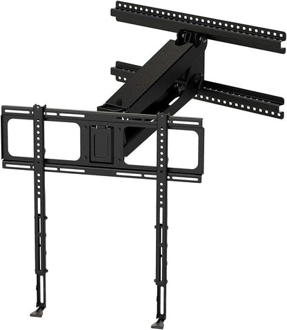 '- MM340 above Fireplace Pull down TV Mount- Televisions 44" to 80" up to 90 Lbs - Safe Auto-Adjusting TV Mounts - Patented Motion Stops, Handles, Balancing Technology - Superior Steel1