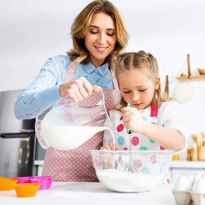 Stainless Steel Egg Whisk, Hand Push Rotary Whisk Blender, Versatile Milk Frother, Hand Push Mixer Stirrer for Blending, Whisking, Beating & Stirring (12In)4