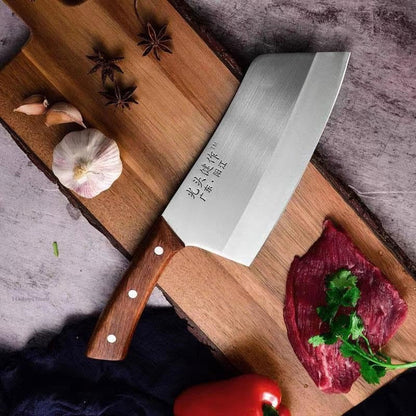 Meat Cleaver, Chinese Chef Knives 5Cr15Mov Stainless Steel Vegetable Handmade Cleaver Fishing Knife Kitchen Knives3
