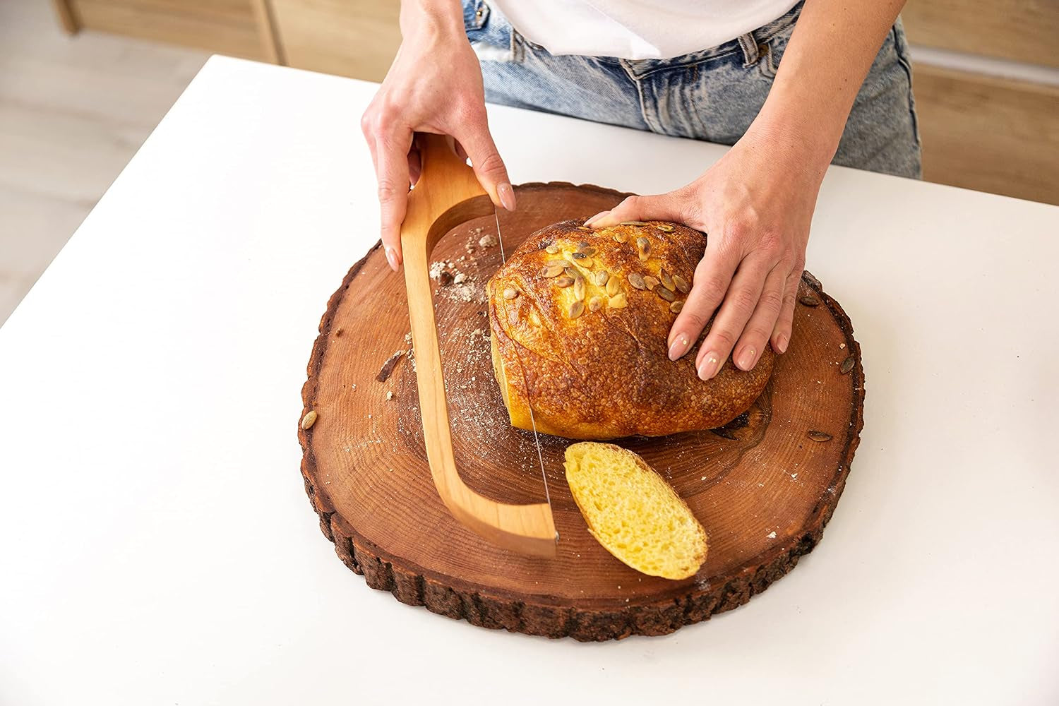 wooden-bread-bow-knife-cherry-16-bagel-sourdough-slicer-cutter