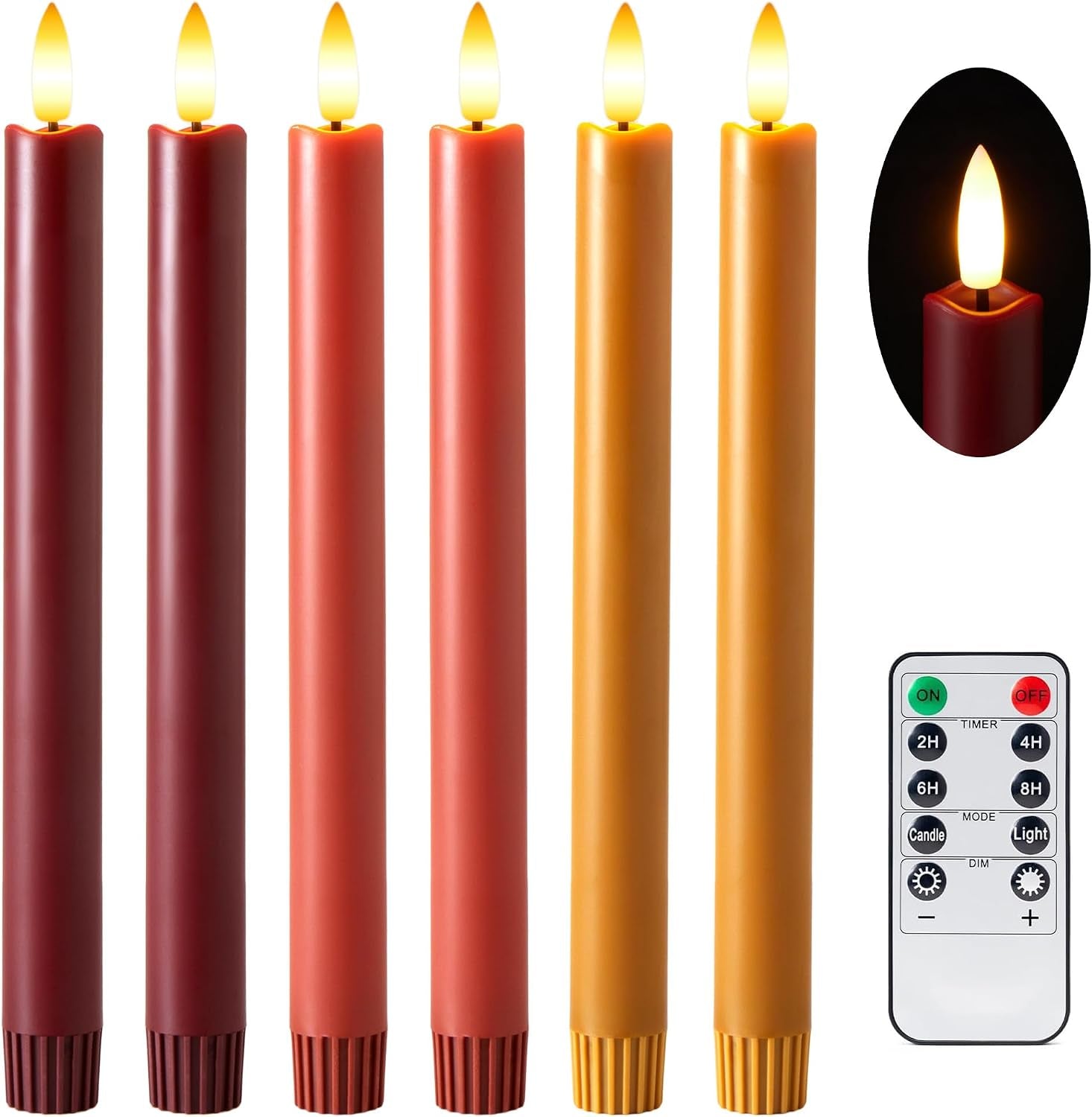 fall-flameless-taper-candles-with-remote-and-timer-10-6pk-led-candlesticks-battery-operated-thanksgiving-candles-with-3d-flickering-flame-bordeaux-terra-cotta-caramel-autumn-harvest