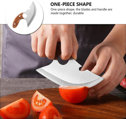 Stainless Steel Meat Cleaver with Wooden Handle for Kitchen Cutting7