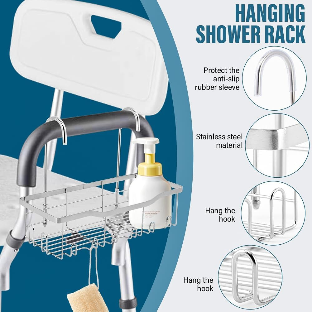 shower-caddy-hanging-for-elderly-stainless-steel-hanging-basket-with-hooks