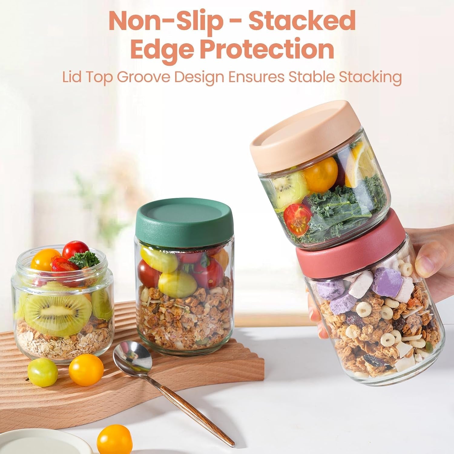 12pack-overnight-oats-containers-with-lids-16oz-8oz-4oz-glass-jars-with-airtight-lids-wide-mouth-mason-salad-jars-glass-food-storage-containers-for-yogurt-chia-pudding-snacks-cereal-spices