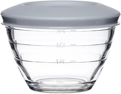 Glass 6 Piece 2 Cup 4-IN-1 PREP BOWLS1