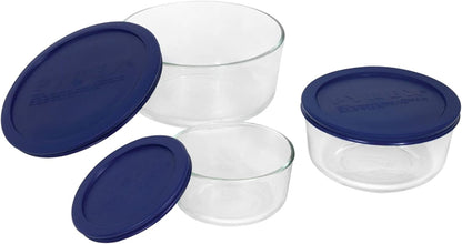 Simply Store (3-Pack) Glass Food Storage Containers Set (2, 4, 7 Cup)3