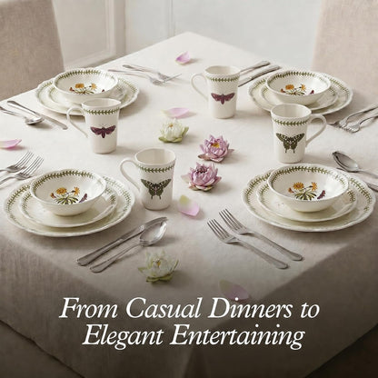 Botanic Garden Dinnerware Set - Lotus, Set of 166