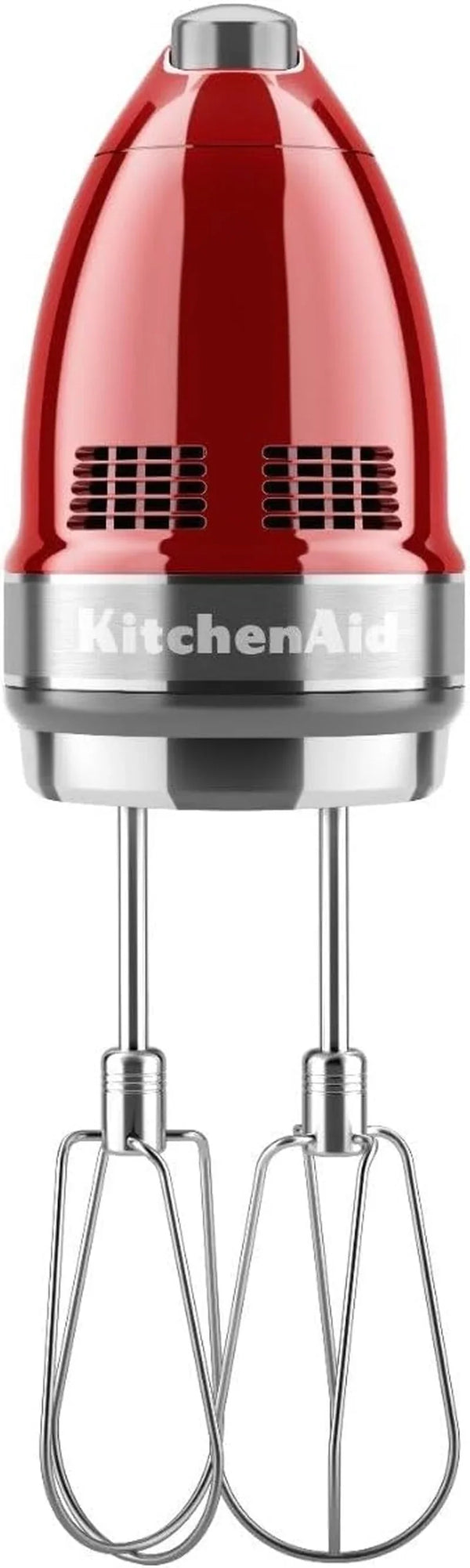 Kitchenaid 9 Speed Hand Mixer, KHM926, Candy Apple Red | 9 Speeds, Pro Whisk Attachment, Stainless Steel Turbo Beater II for Ideal Mixing, Dough Hook, Dishwasher-Safe Accessories2