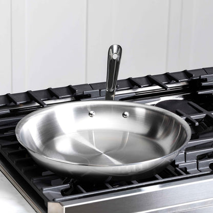 All-Clad D3® Stainless Steel 12 Inch Frying Pan with Lid- Made in the USA- the Original Bonded Professional Cookware- Oven Safe & Induction Compatible7