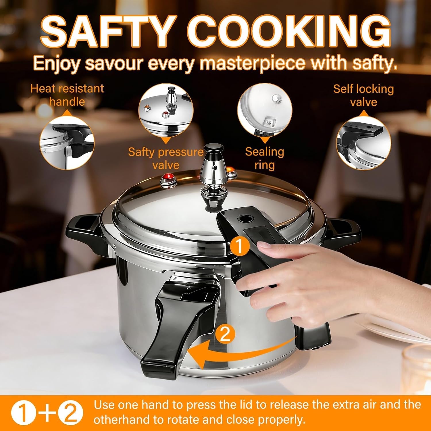 4-2-quart-aluminum-pressure-cooker-stovetop-fast-cooking-pot-pressure-canner-compatible-for-induction-cookers-and-gas-stoves-silver-4l