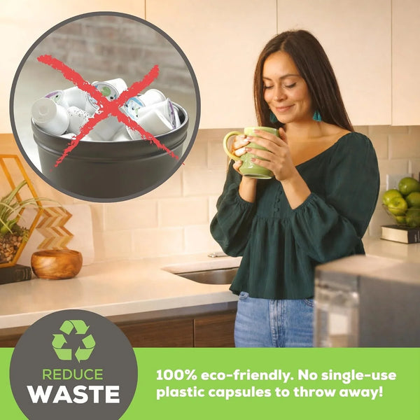 Café save Reusable K-Cup Coffee Filter Capsules, 4 Pack | Refillable 1-Stream Cups, Built-In Mesh Strainers, 100% BPA Free, Compatible with Keurig and Select Single-Serve Brewers4