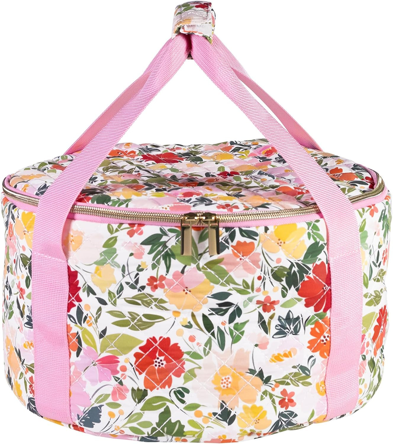 dutch-oven-carrier-insulated-casserole-tote-with-padded-handle-zipper-closure-fits-most-6-7-qt-dutch-ovens-bakeware-for-potlucks-and-hosting-floral