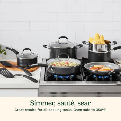 , 12-Piece Classic Ceramic Nonstick Set, 35C-12BK4