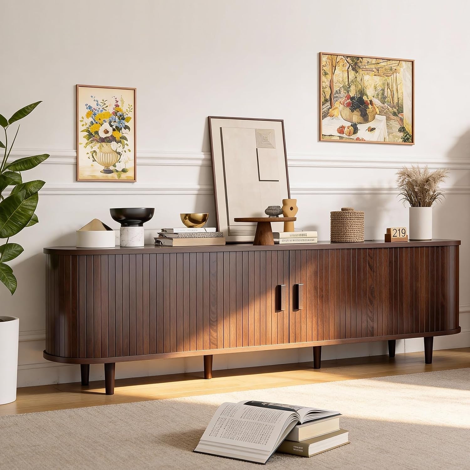 70-mid-century-modern-tv-stand-wood-tv-consoles-with-sliding-doors-and-power-outlet-entertainment-center-with-adjustable-shelves-fluted-tv-stands-for-living-room-walnut