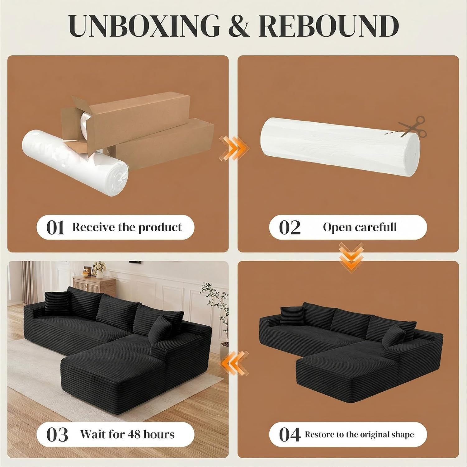 95-l-shaped-cloud-boneless-sectional-couches-for-living-room-modern-comfy-modular-deep-seat-memory-foam-compressed-corduroy-sofa-oversized-right-facing-chaise-no-assembly-required-balck