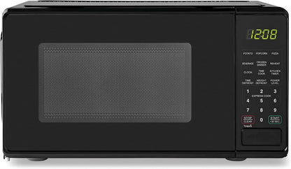 Mainstays 0.7 Ft. Countertop Microwave Oven, 700 Watts, Black(Black)1