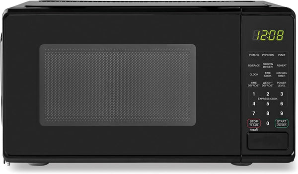 Mainstays 0.7 Ft. Countertop Microwave Oven, 700 Watts, Black(Black)1