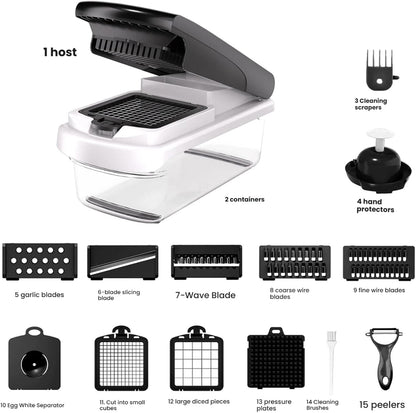 Multi Functional Vegetable Slicer, Grater, Stainless Steel Slicer, Kitchenware, Kitchen Supplies, Grater, Kitchen Tools2