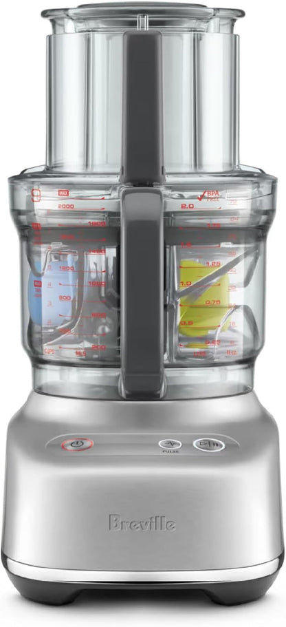 Breville BFP610 Sous Chef 9 Cup Food Processor, Brushed Stainless Steel | Chop, Slice, Shred, and Dice Ingredients Quickly with the Powerful Motor in This Compact Meal Prep Tool | 9 Cup Capacity1