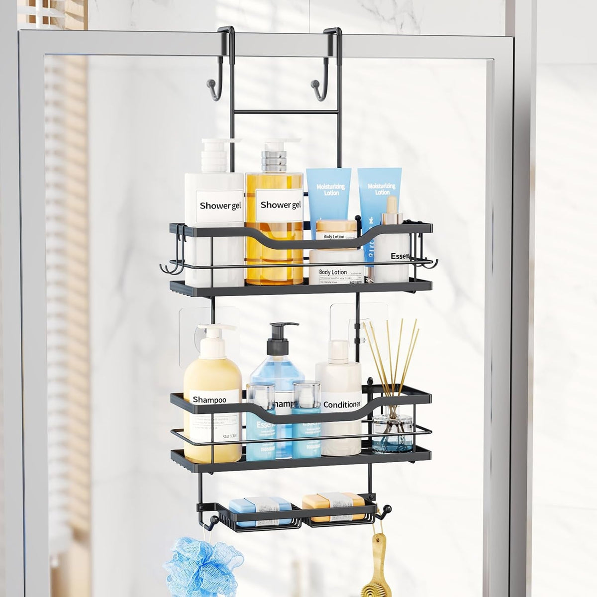 over-the-door-shower-caddy-3-tier-shower-shelves-hanging-with-soap-holders-large-capacity-shower-organizer-with-6-hooks-bathroom-rack-and-storage-black