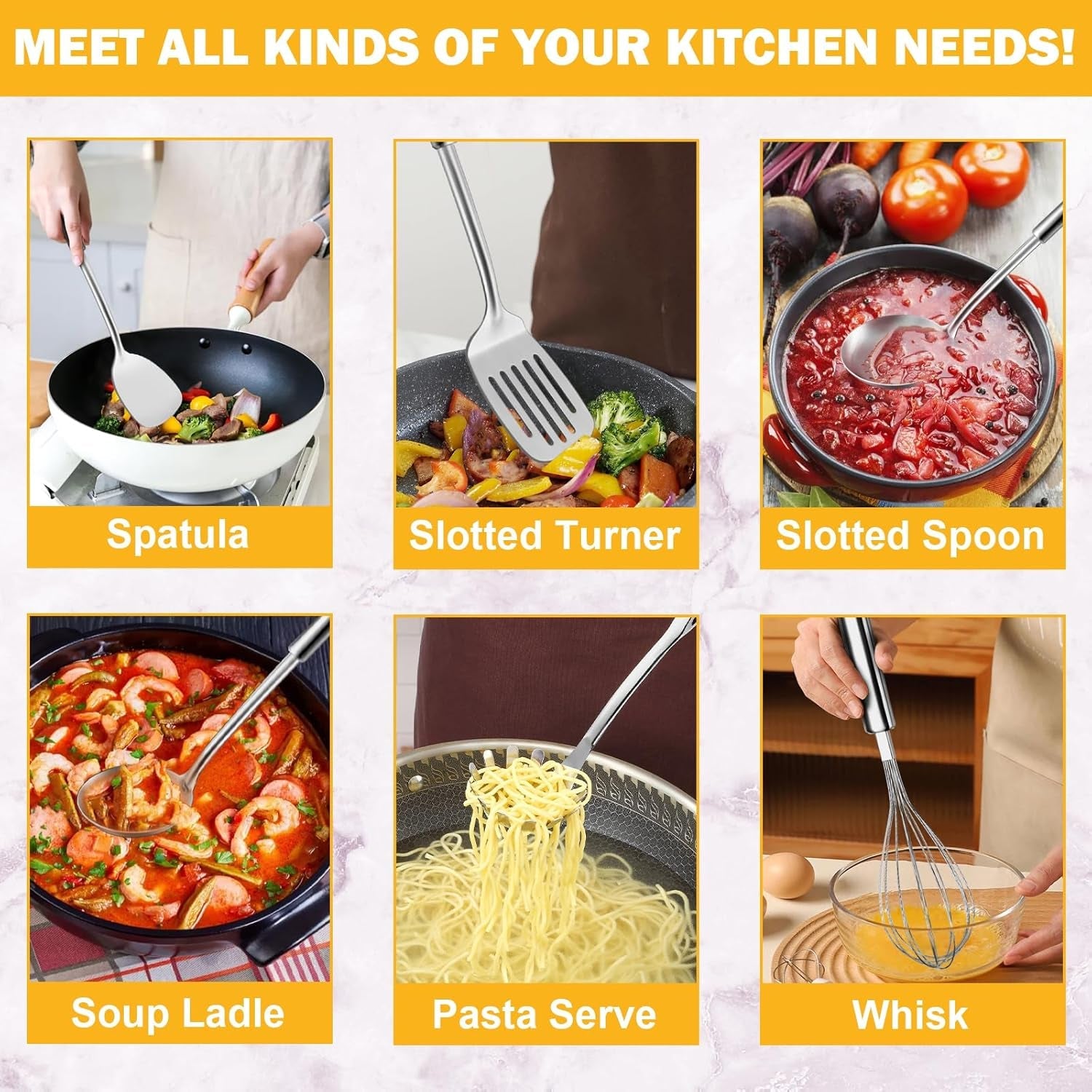 6-piece-kitchen-cooking-utensils-set-stainless-steel-kitchen-utensils-with-suspendable-handle-spatula-slotted-turner-soup-ladle-slotted-spoon-whisk-pasta-server-dishwasher-safe