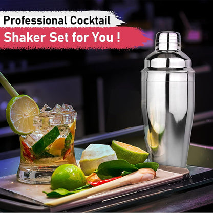 Cocktail Shaker 24Oz Martini Drink Shaker with Built-In Strainer | Shaker Bar Tools for Bartender, Professional 18/8 Stainless Steel Margarita Mixer for Mixed Drinks8