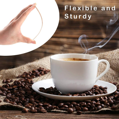Wooden Coffee Stirrers 5.5" Coffee Stir Sticks 100 Pcs, Natural Birch round End Thick Birch Wood Eco-Friendly， Suitable for Coffee, Cocktail and Hot Drinks7