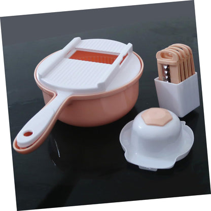 Stainless Steel Multifunctional Vegetable Grater Slicer Manual Kitchen Cutting Tools for Easy Peeling and Slicing for Home Cooking and Meal Prep Random Color5