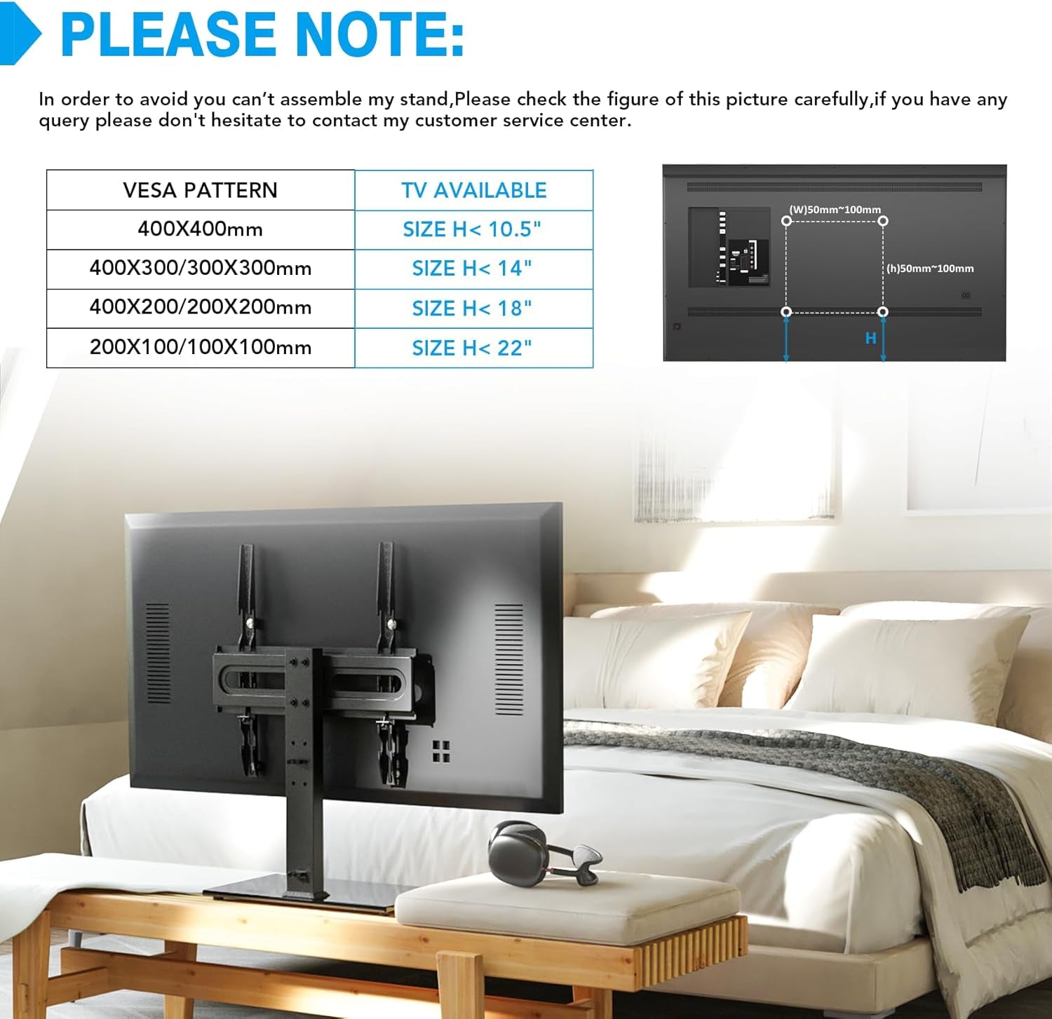 universal-tv-stand-table-top-tv-stand-for-27-60-inch-lcd-led-tvs-9-level-height-adjustable-tv-base-stand-with-tempered-glass-base-wire-management-vesa-400x400mm