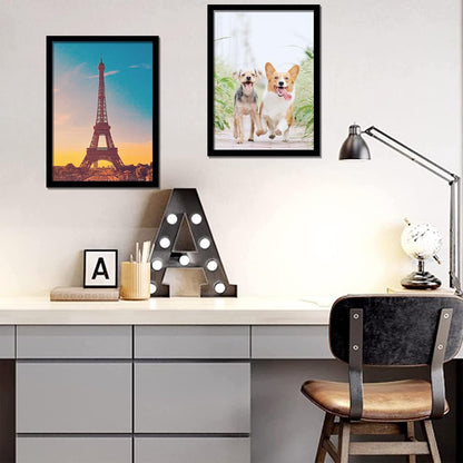 11X17 Picture Frame Set of 5, Black Photo Frames for Gallery Wall Hanging4