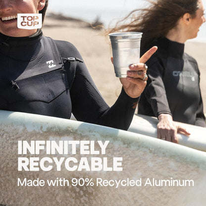 Aluminum Party Cups, Stealth Design, 20Oz, 20 Count | Made in the USA, Colder, Durable, Reusable, Recycleable, Dishwasher Safe6