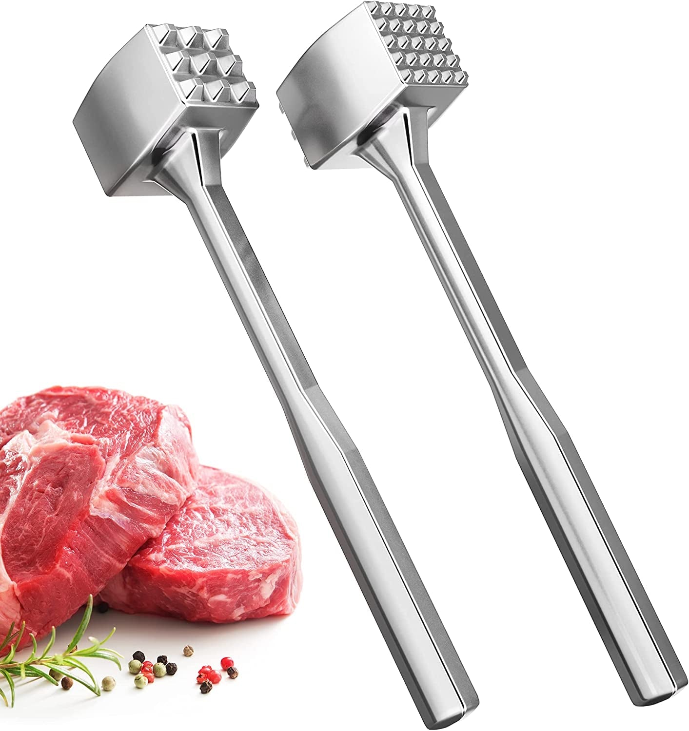 meat-tenderizer-1-pcs-aluminium-mallet-dual-sided-tenderizer-tool-kitchen-pounder-home-hammer-for-tenderizing-ice-steak-stainless-veal-chicken-safe-beater-1309479