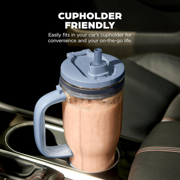 Ninja Blendboss Personal Blender, 26Oz Tumbler, 1200PW, Cyberspace, DB351CY | 1200-Peak-Watt Blendboss Crushes Ice to Snow. 26-Oz Leakproof Tumbler, Chug Spout & Detachable Straw. Dishwasher Safe.10